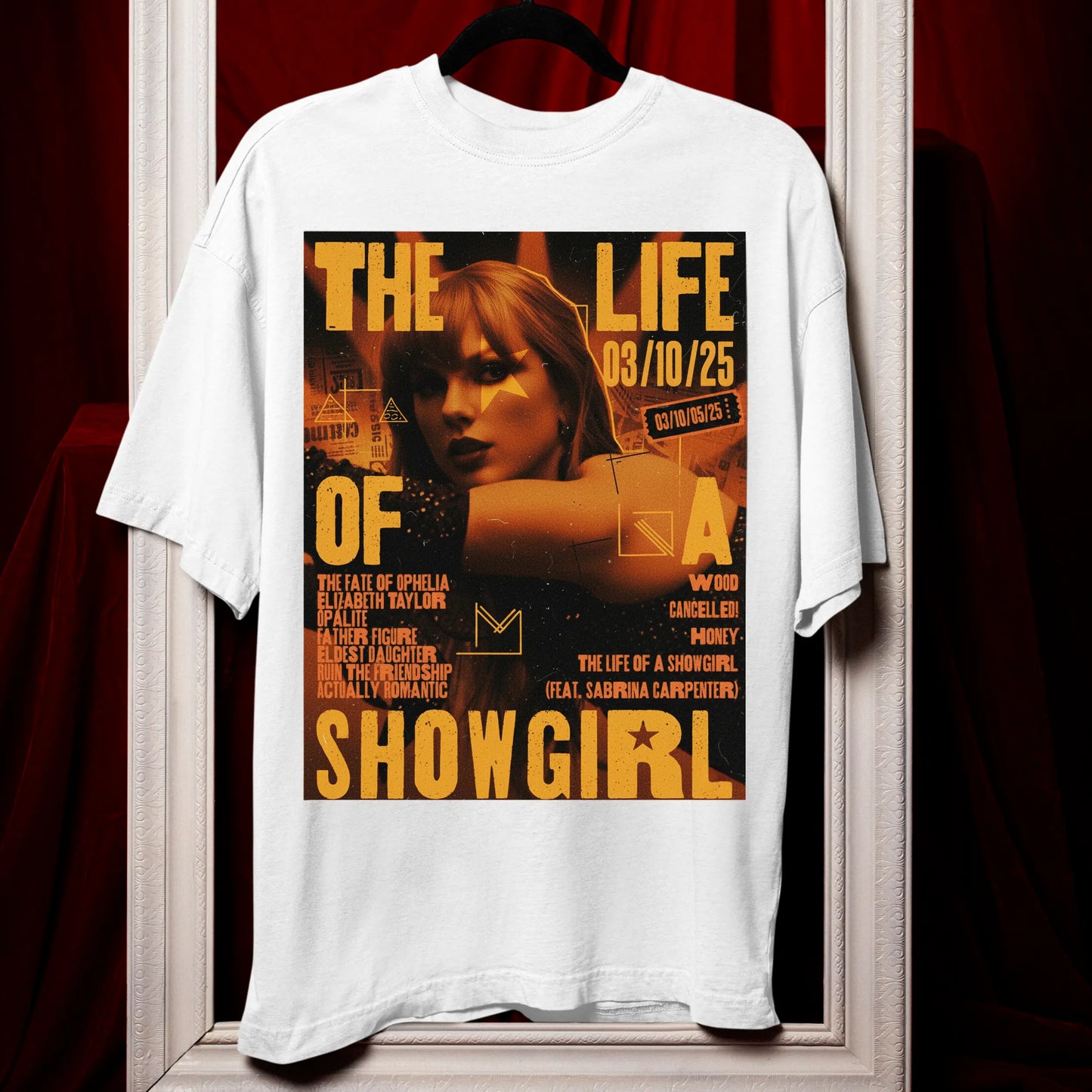 TAYLOR " THE LIFE OF A SHOWGIRL " Unisex T-Shirt