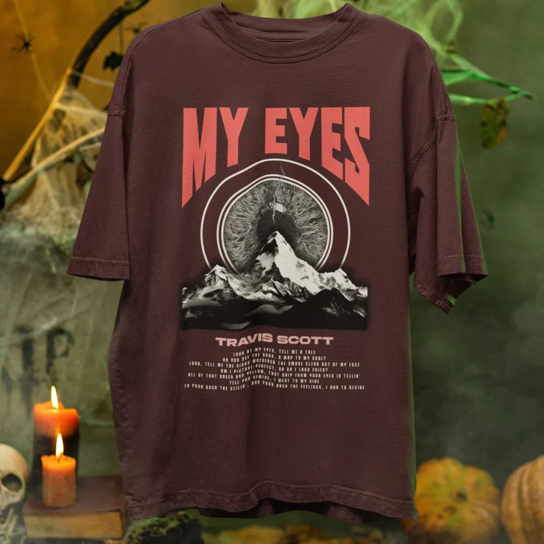 MY eyes Unisex T-Shirt Maroon