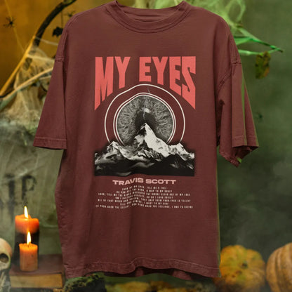 MY eyes Unisex T-Shirt Brick Red