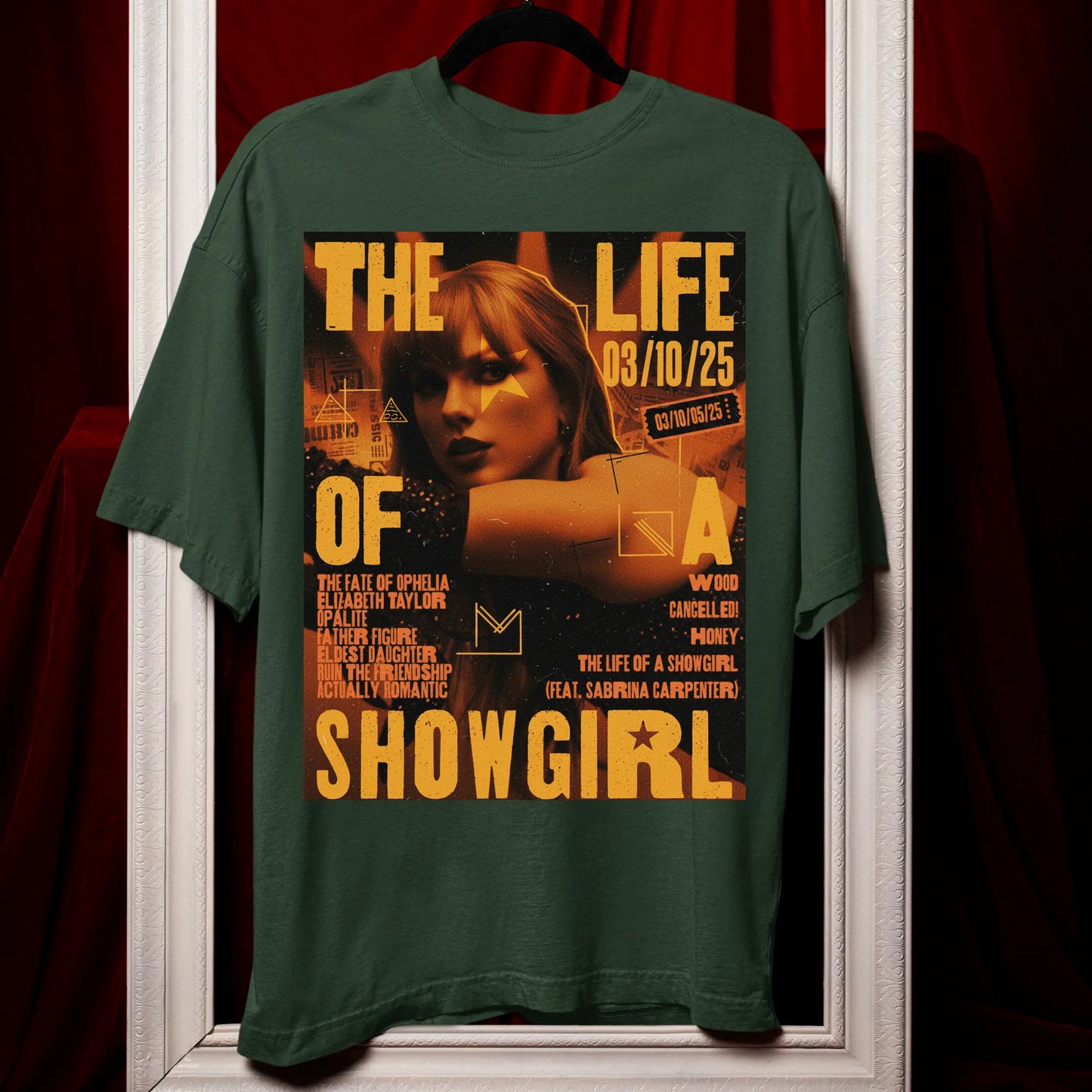TAYLOR " THE LIFE OF A SHOWGIRL " Unisex T-Shirt