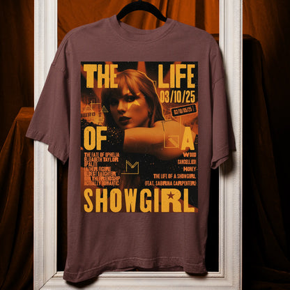 SHOWGIRL ERA Unisex T-Shirt Maroon