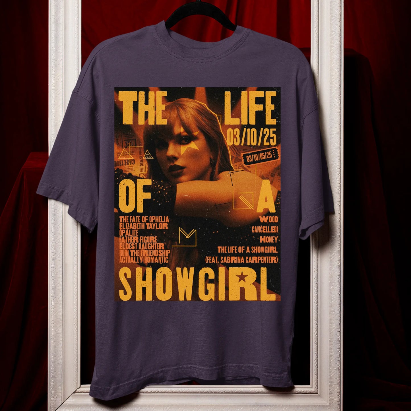 TAYLOR " THE LIFE OF A SHOWGIRL " Unisex T-Shirt