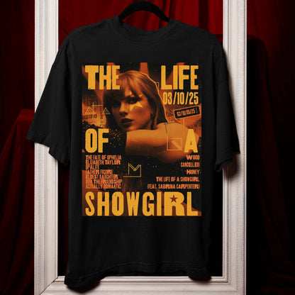 TAYLOR " THE LIFE OF A SHOWGIRL " Unisex T-Shirt