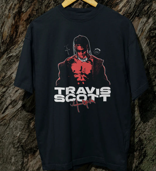 TRAVIS SCOTT UTOPIA Unisex T-Shirt Navy Blue