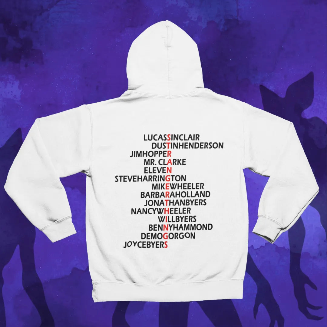 Stranger Names Unisex Hoodie
