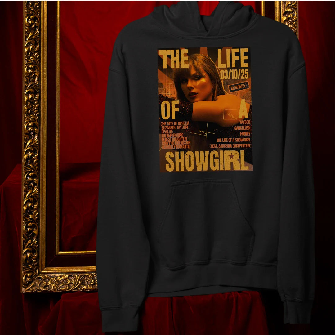 SHOWGIRL ERA Unisex Hoodie Black