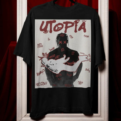 Travis scott utopia 2 Unisex T-Shirt Black