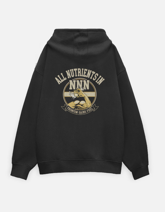 All NNN Unisex Oversized Hoodie Black