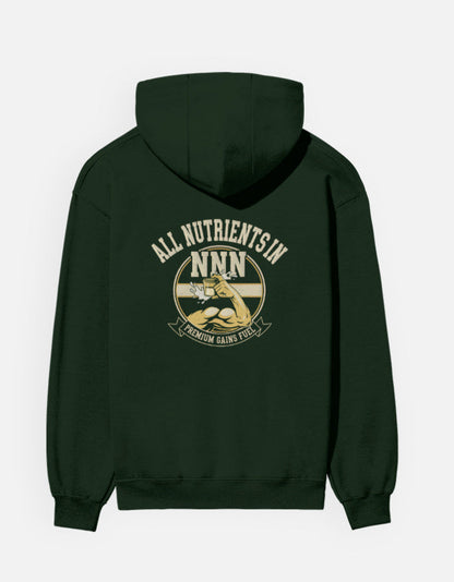 All NNN Unisex Hoodie Bottle Green