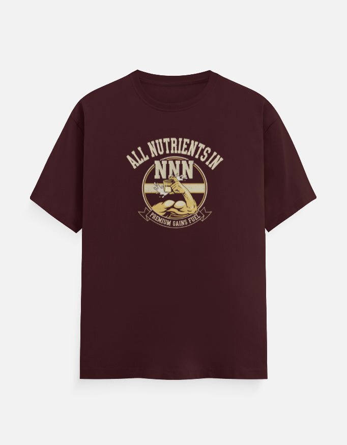 ALL NUTRIENTS IN Unisex T-Shirt Maroon