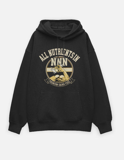 All NNN Unisex Oversized Hoodie Black