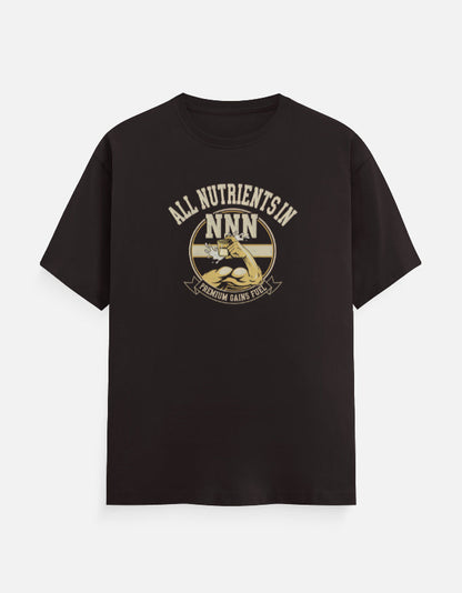 ALL NUTRIENTS IN Unisex T-Shirt Coffee Brown