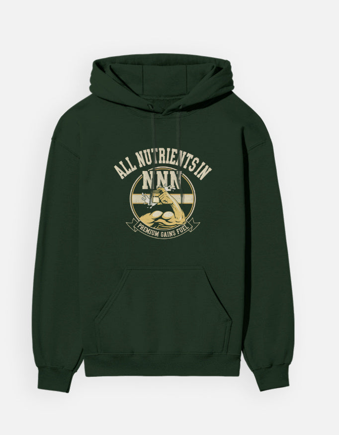 All NNN Unisex Hoodie Bottle Green