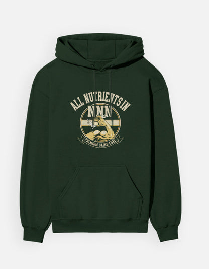 All NNN Unisex Hoodie Bottle Green